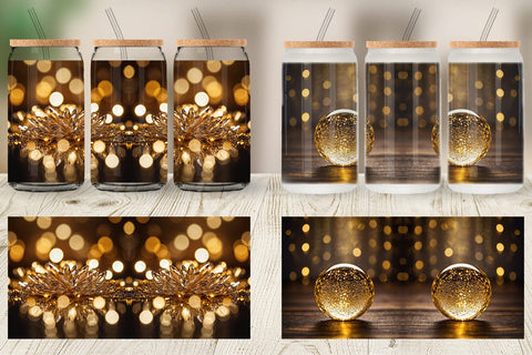 Glass Can Crystal Gold Sublimation artnoy 