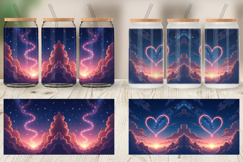 Glass Can Cupid Sky Sublimation artnoy 