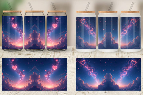Glass Can Cupid Sky Sublimation artnoy 