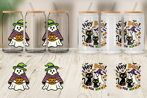 Glass Can Cute Characters Sublimation artnoy 