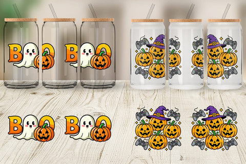 Glass Can Cute Characters Sublimation artnoy 