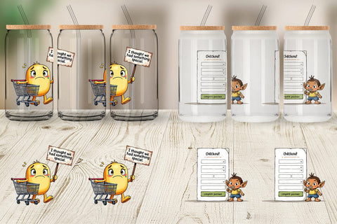 Glass Can Cyber Catastrophes Sublimation artnoy 