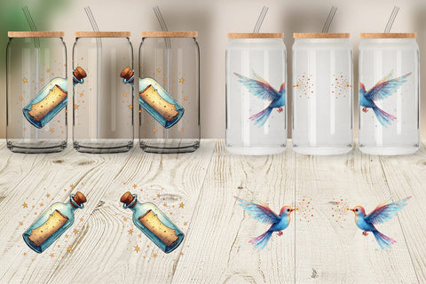 Glass Can Cybernetic Cupids Cosmic Messengers Sublimation artnoy 