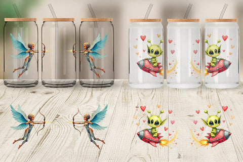 Glass Can Cybernetic Cupids Cosmic Messengers Sublimation artnoy 