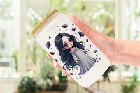 Glass Can Dark Fantasy Dolls Sublimation artnoy 