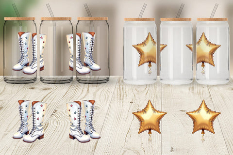 Glass Can Disco Diva Mom Sublimation artnoy 