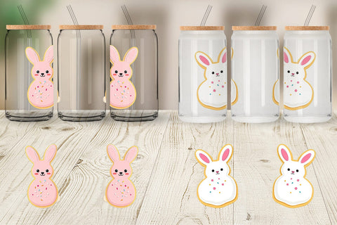 Glass Can Easter Cookie Sublimation artnoy 