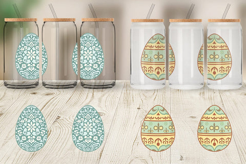 Glass Can Easter Egg Sublimation artnoy 