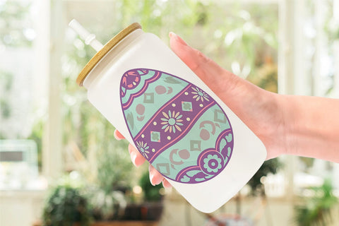 Glass Can Easter Egg Sublimation artnoy 