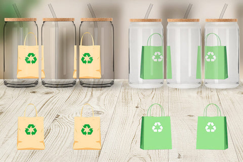 Glass Can Eco Bag Sublimation artnoy 