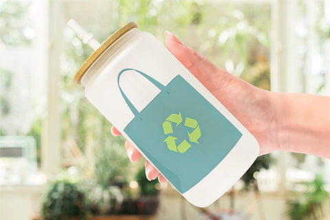 Glass Can Eco Bag Sublimation artnoy 