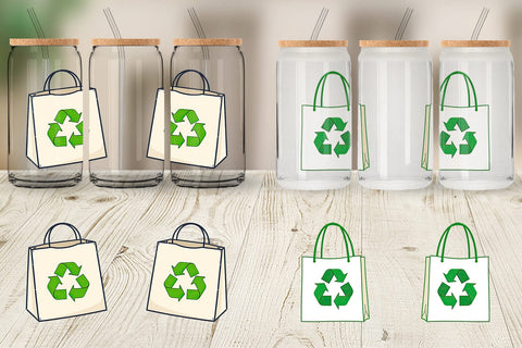 Glass Can Eco Bag Sublimation artnoy 