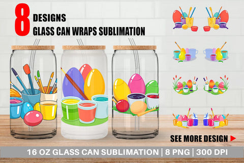 Glass Can Egg Dye Kit Sublimation artnoy 
