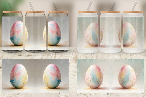 Glass Can Eggs Easter Sublimation artnoy 