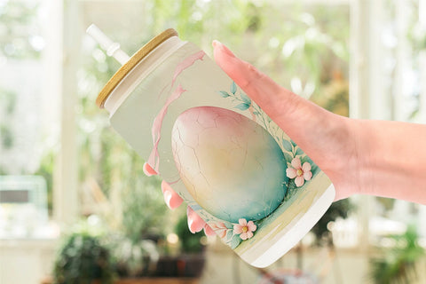 Glass Can Eggs Easter Sublimation artnoy 