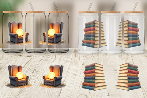 Glass Can Enchanted Reading Nook Sublimation artnoy 