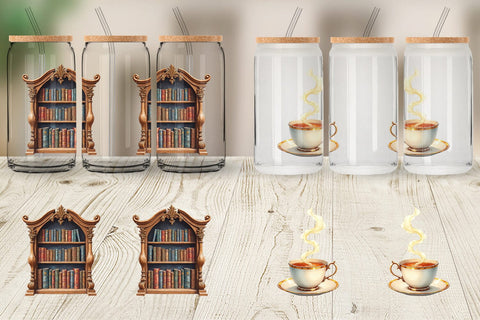 Glass Can Enchanted Reading Nook Sublimation artnoy 