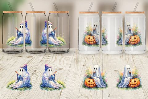 Glass Can Fall Pumpkin Spice Coffee Sublimation artnoy 