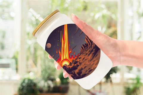 Glass Can Falling Meteor Sublimation artnoy 