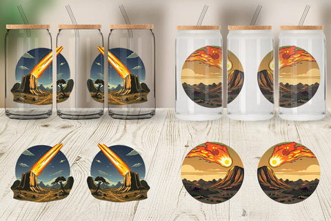 Glass Can Falling Meteor Sublimation artnoy 