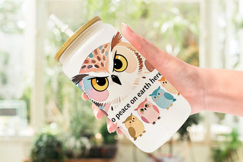 Glass Can Family Drama Christmas Sublimation artnoy 