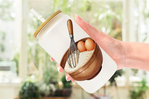 Glass Can Farmhouse Kitchen Sublimation artnoy 