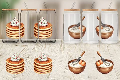 Glass Can Farmhouse Kitchen Sublimation artnoy 