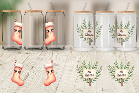 Glass Can Festive Rage Sublimation artnoy 