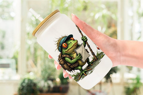 Glass Can Fishing Grumps Sublimation artnoy 