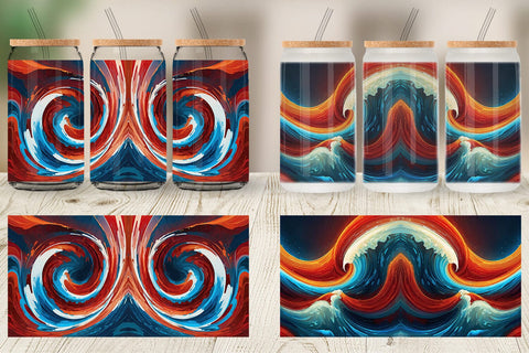 Glass Can Flowing Liquid Paint Sublimation artnoy 