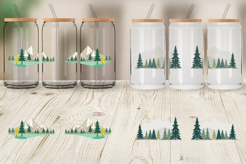 Glass Can Forest and Mountain Sublimation artnoy 