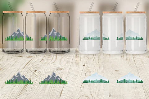 Glass Can Forest and Mountain Sublimation artnoy 