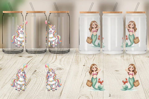 Glass Can Frazzled Magic Mom Chaos Sublimation artnoy 