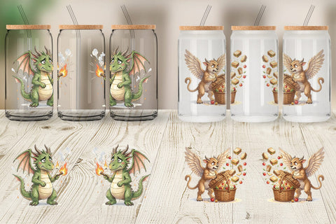 Glass Can Frazzled Magic Mom Chaos Sublimation artnoy 