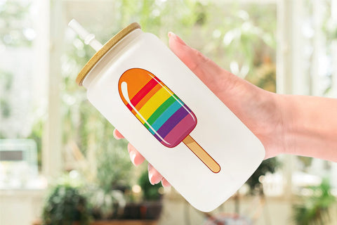Glass Can Frozen Treat Sublimation artnoy 