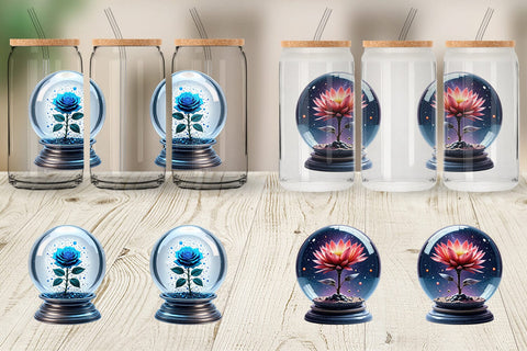 Glass Can Galactic Flora Orbs Sublimation artnoy 