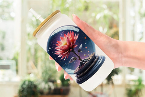 Glass Can Galactic Flora Orbs Sublimation artnoy 