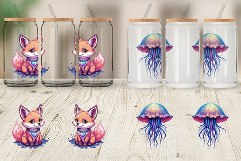 Glass Can Galactic Pet Charms Sublimation artnoy 