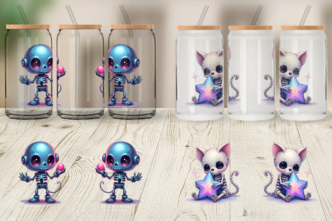 Glass Can Galaxy Skeletons Sublimation artnoy 