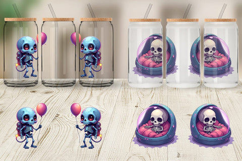 Glass Can Galaxy Skeletons Sublimation artnoy 