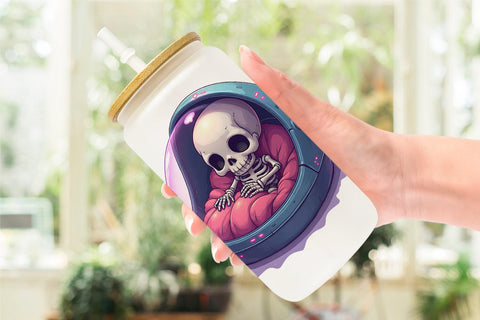 Glass Can Galaxy Skeletons Sublimation artnoy 