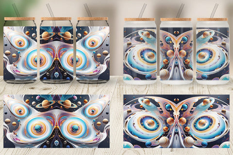 Glass Can Galaxy with Planets Sublimation artnoy 