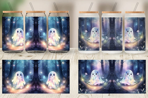 Glass Can Ghost in Forest Sublimation artnoy 