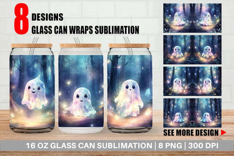 Glass Can Ghost in Forest Sublimation artnoy 