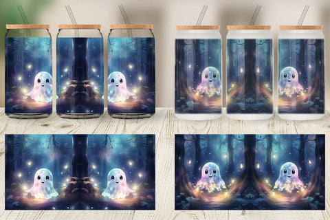 Glass Can Ghost in Forest Sublimation artnoy 