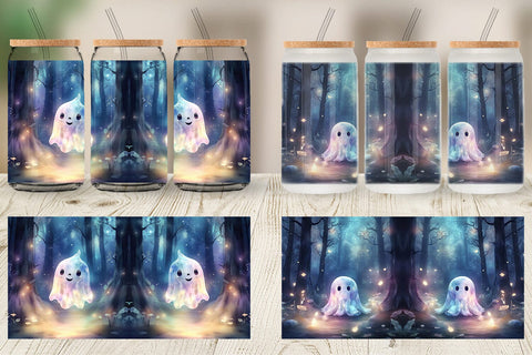 Glass Can Ghost in Forest Sublimation artnoy 