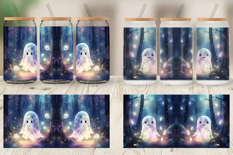 Glass Can Ghost in Forest Sublimation artnoy 