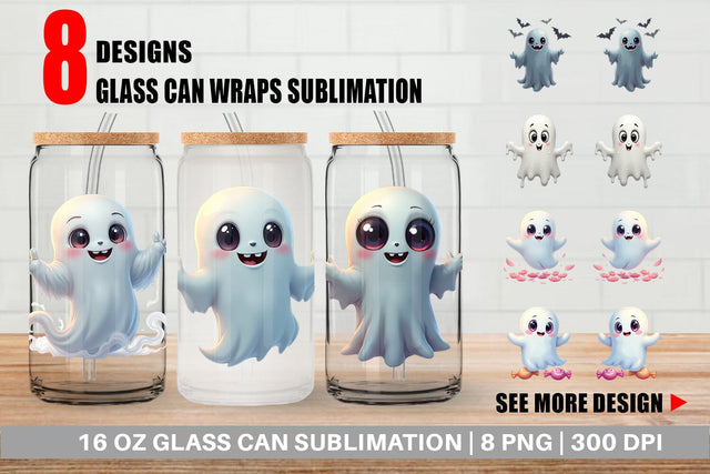 Glass Can Ghostly Twists Sublimation artnoy 