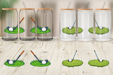 Glass Can Golf Club Sublimation artnoy 