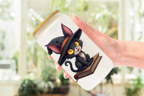 Glass Can Gothic Halloween Witches Sublimation artnoy 
